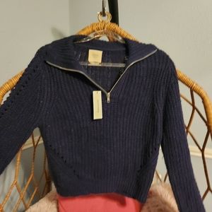 Women's blue sweater